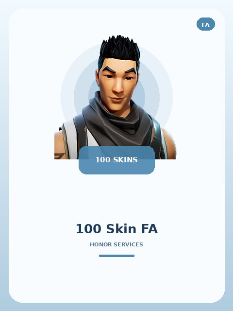 100 Skin FA