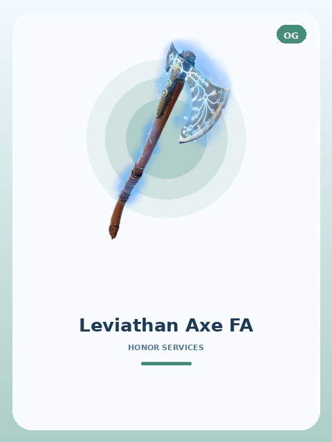 Leviathan Axe FA