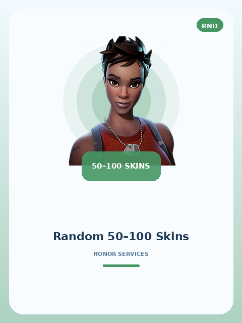50-100 Skins RND