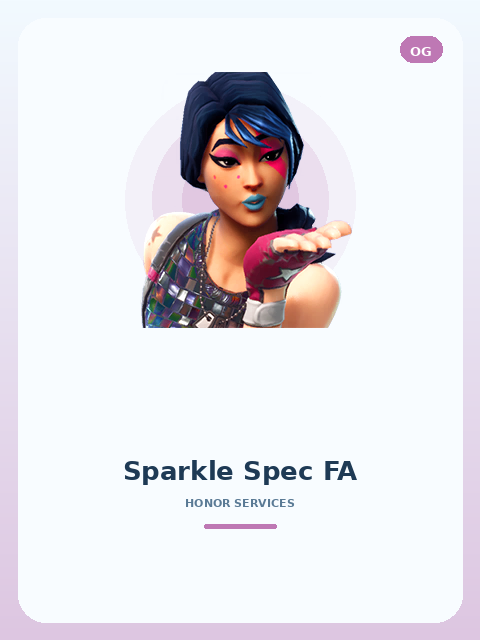 Sparkle Spec FA