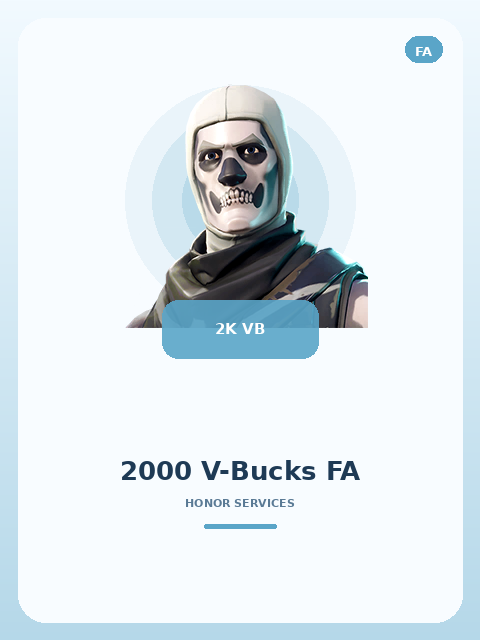 2000 V-Bucks FA