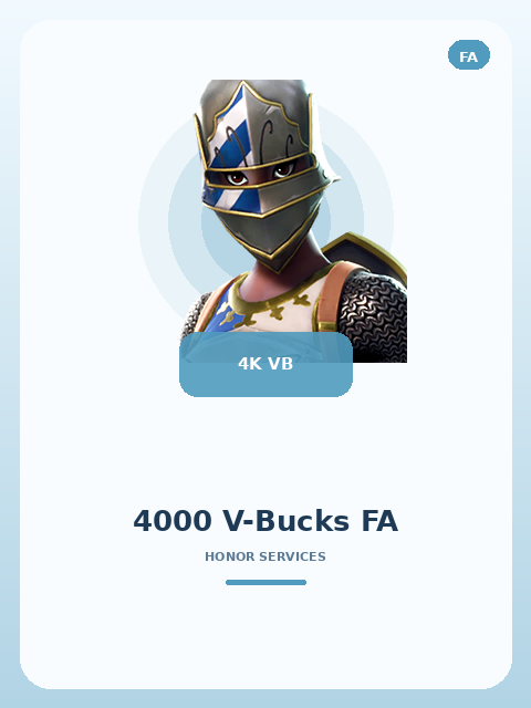 4000 V-Bucks FA